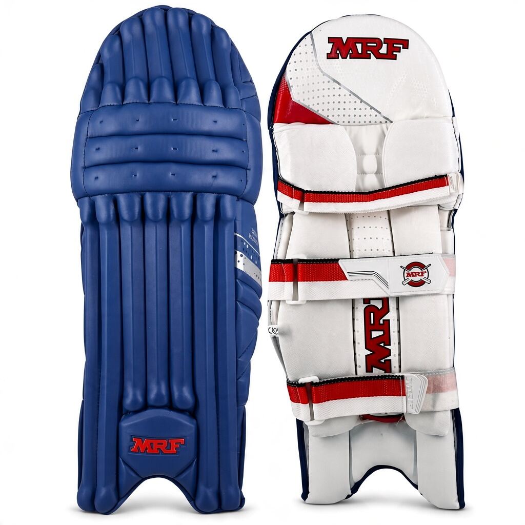 MRF Genius Grand 1.0 Batting Pads NAVY - YOUTH