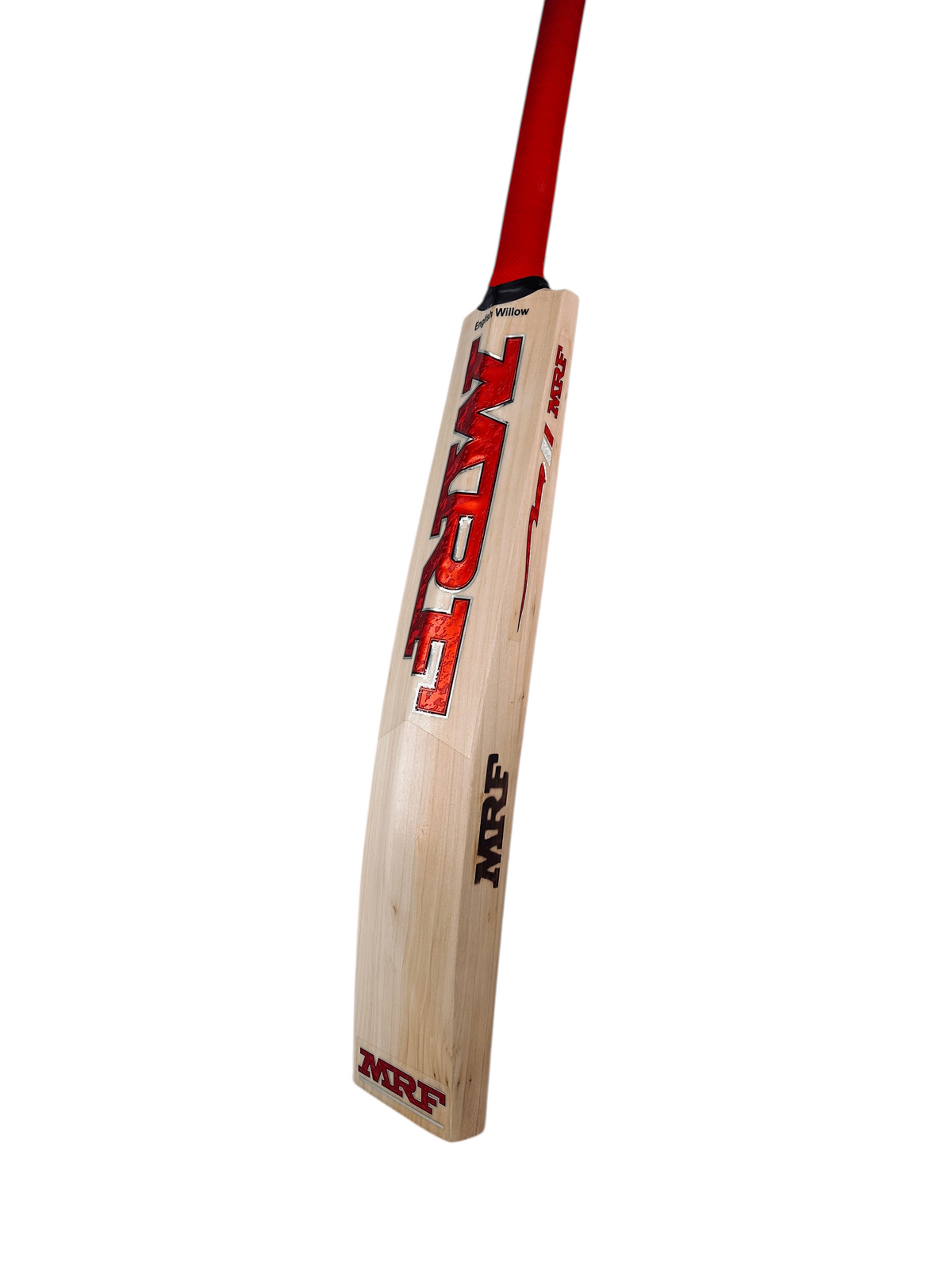 AKS CRICKET MRF Grand Supreme Grade 1 English willow cricket bat with red branding and handle
