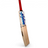 AKS CRICKET MRF Power 400 English willow cricket bat with a red handle and blue and silver branding on the blade.