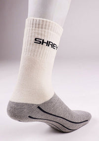 Shrey Performance cricket socks off white pack of 2