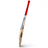 AKS CRICKET MRF Power 400 English willow cricket bat with red grip, blue branding, and flat toe design