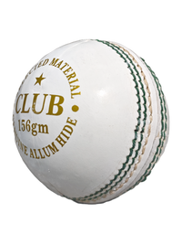MRF Club White 4 piece cricket ball
