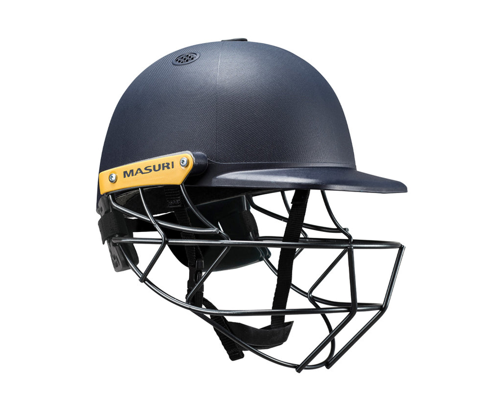 Masuri C Line Steel Cricket Helmet - Senior Navy