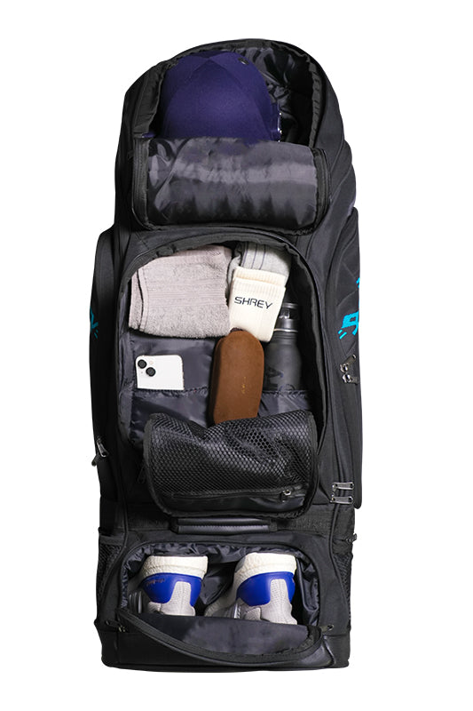 SHREY META 100 DUFFLE BAG - BLACK