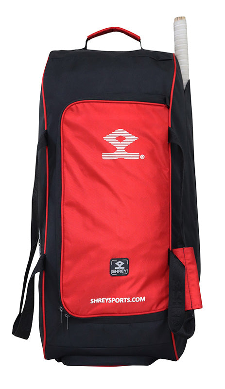 Shrey Ranger Wheelie Bag - Black / Red