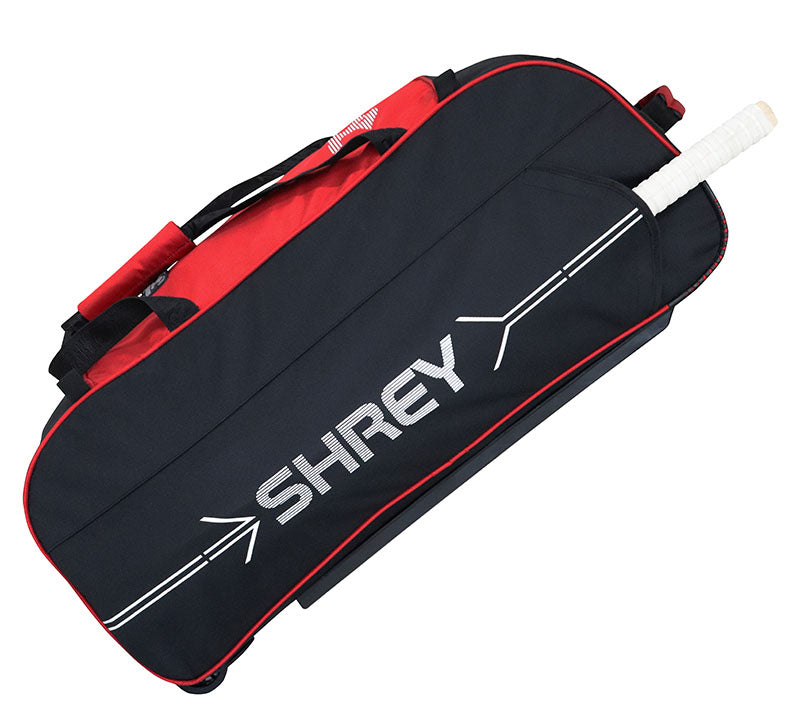 Shrey Ranger Wheelie Bag - Black / Red