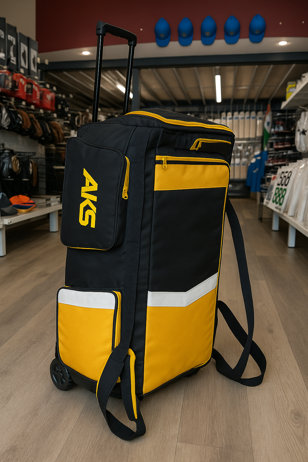 AKS BLACK/YELLOW KIT BAGS 25/26