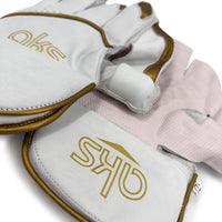 AKS Players wicket keeping gloves white palm view