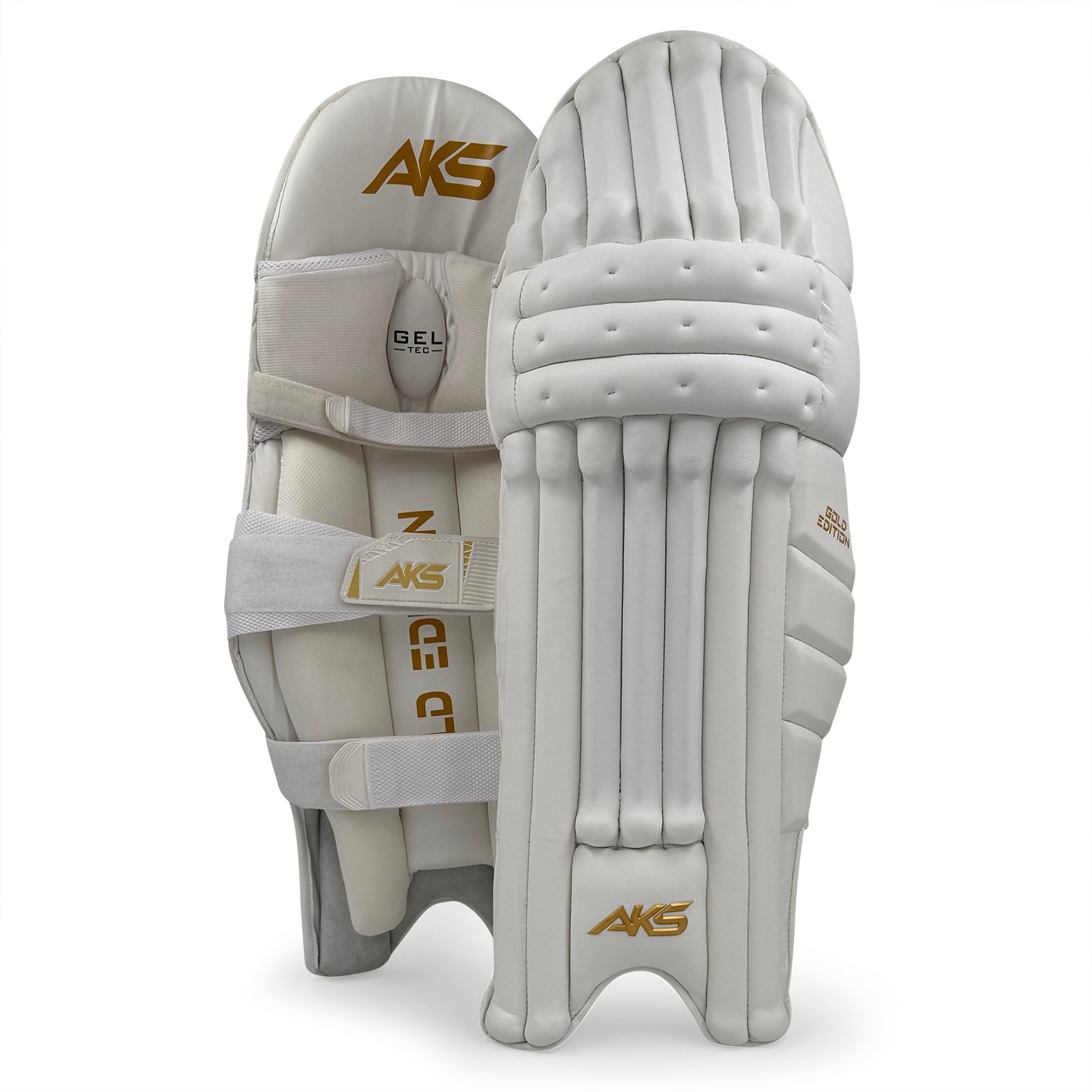 AKS Gold Edition Batting Pads White 25/26