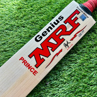 MRF EW Genius Prince cricket bat full length