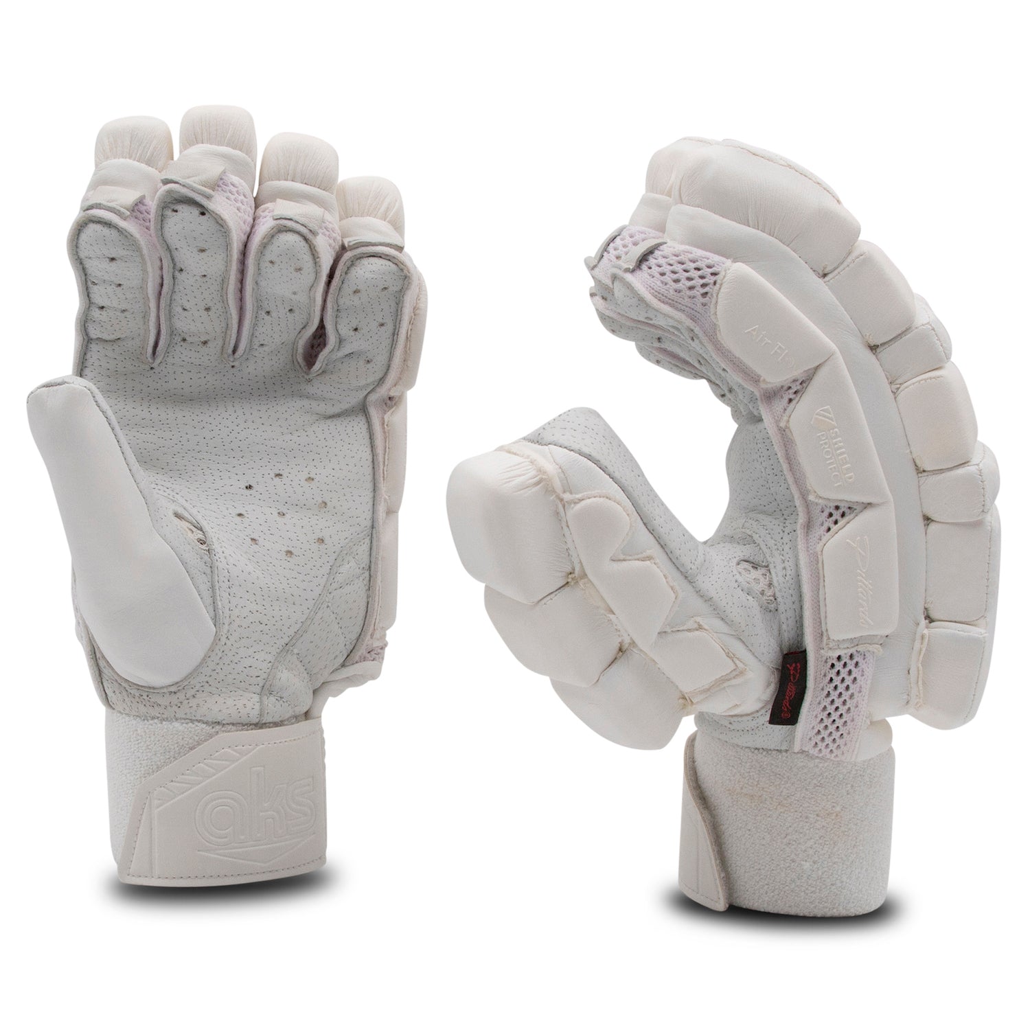 AKS LEGEND BATTING GLOVES WHITE