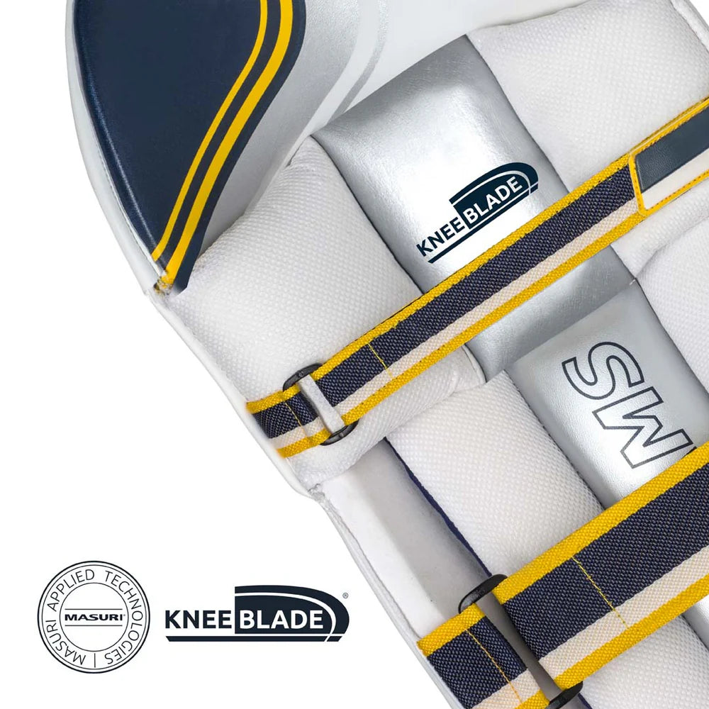 Masuri C Line batting pads strap detail