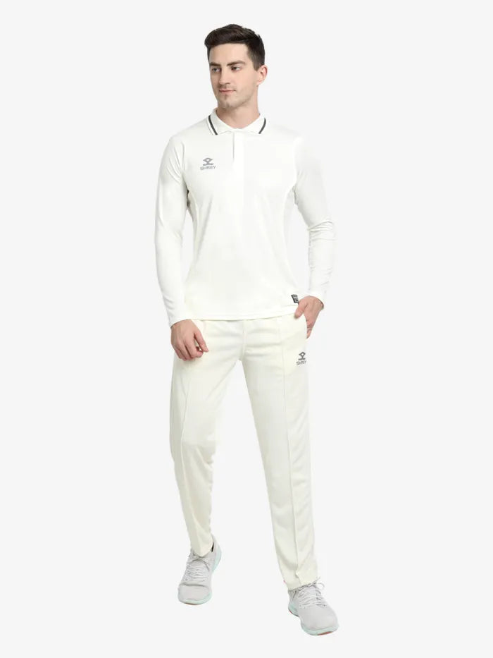 Shrey Premium Long Sleeve Shirt Cream