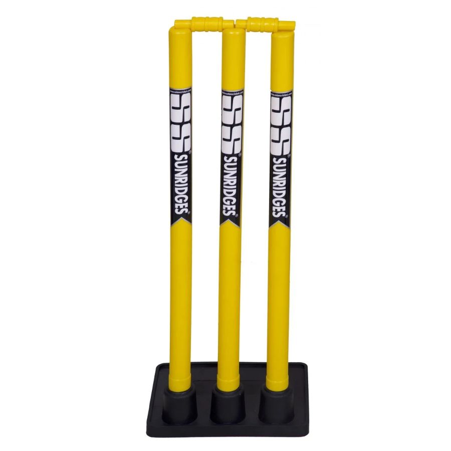 SS Stumps - Plastic Heavy Rubber Base (3 stump set)