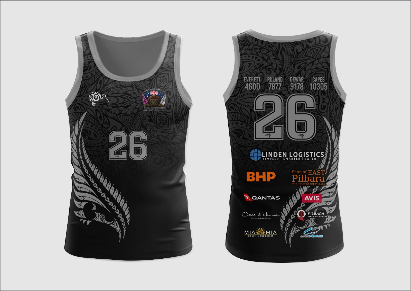 Black Singlet — Newman Bloody Slow Games