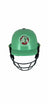 AKS CRICKET professional green cricket helmet with Bayswater Morley Districts Cricket Club logo and steel grille