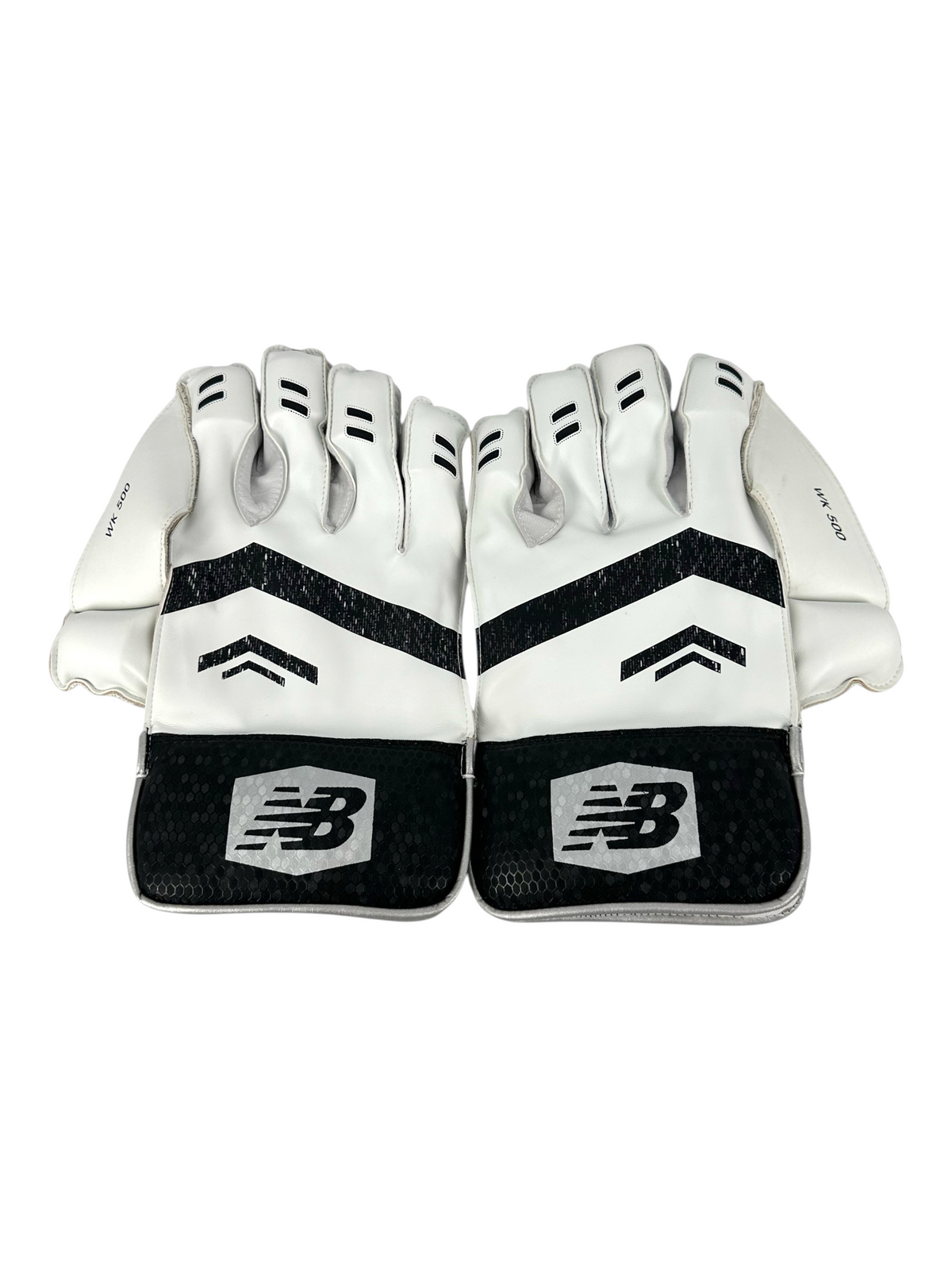 AKS CRICKET New Balance 12i wicket keeping gloves in white and black with premium leather and octopus rubber palm