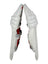 AKS CRICKET Pro Junior white batting pads with high-density foam and adjustable straps for young cricketers.