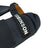 AKS CRICKET professional black thigh guard with holographic branding and adjustable elastic straps for cricket players