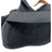 AKS CRICKET professional black thigh guard set with moisture-wicking interior lining and adjustable elastic straps.