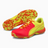AKS CRICKET Puma 19 FH rubber cricket shoes in bright orange and yellow with a durable mesh and TPU upper