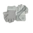 AKS CRICKET Robinson Sapphire wicket keeping gloves in grey and white with a firm palm and mesh back design.