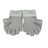 AKS CRICKET RS Sapphire wicket keeping gloves in grey with a textured mesh back and firm palm design for adult players.