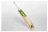 SCC SWITCH Rush Gold 675 junior English willow cricket bat with yellow and green graphics