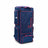 AKS CRICKET Signature Duffle Bag in navy blue and red with multiple compartments and durable weather-resistant fabric.