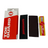 AKS CRICKET SS Toe Guard Set including black rubber toe guard, sandpaper, and Fevibond adhesive for cricket bat care.
