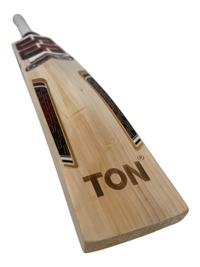 AKS CRICKET SS Vaibhav Suryavanshi Players Edition English willow cricket bat with TON branding and concave edges.