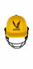 AKS CRICKET professional yellow cricket helmet with Mount Lamley Cricket Club eagle emblem and black steel grille