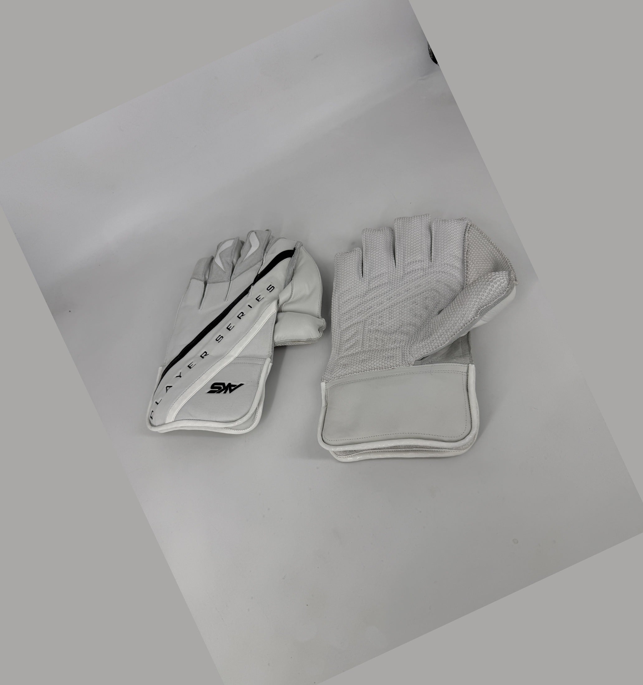 AKS Player Series Wicket Keeping Gloves palm and back