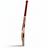 AKS CRICKET MRF Genius Soldier English willow cricket bat with red grip, side profile view