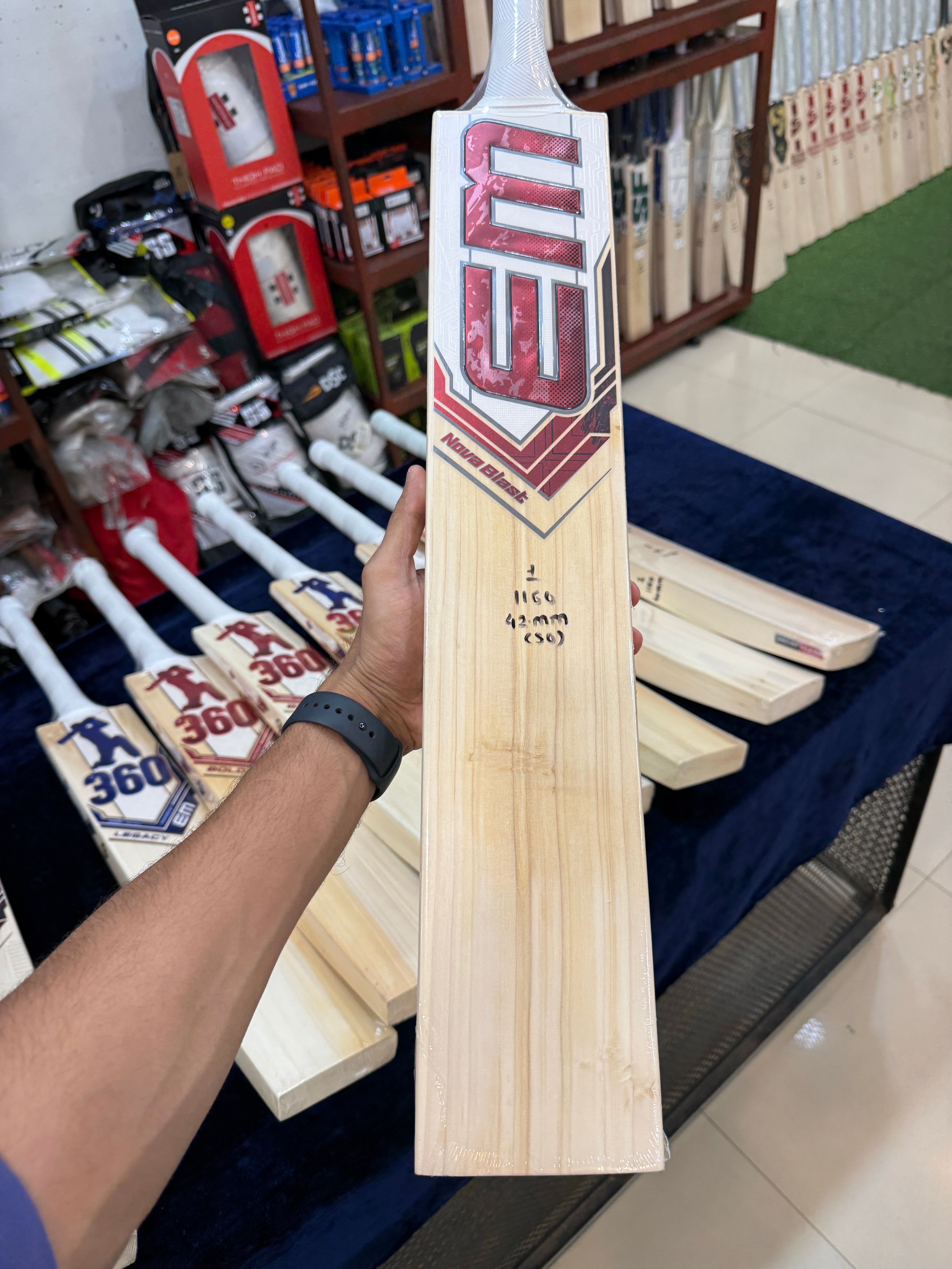 EM Nova Blast English Willow Cricket Bat