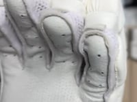 AKS LEGEND BATTING GLOVES WHITE