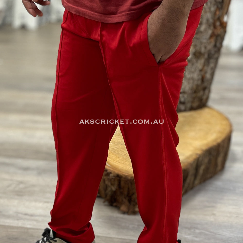 AKS CRICKET TROUSERS RED
