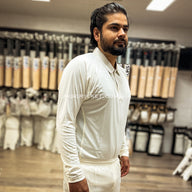 AKS MEN OFF WHITE PLAYING TOP FULL SLEEVES