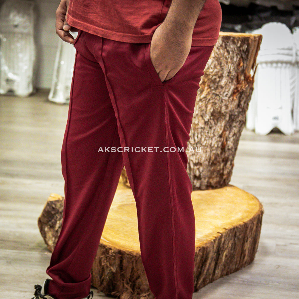 CRICKET TROUSERS MAROON
