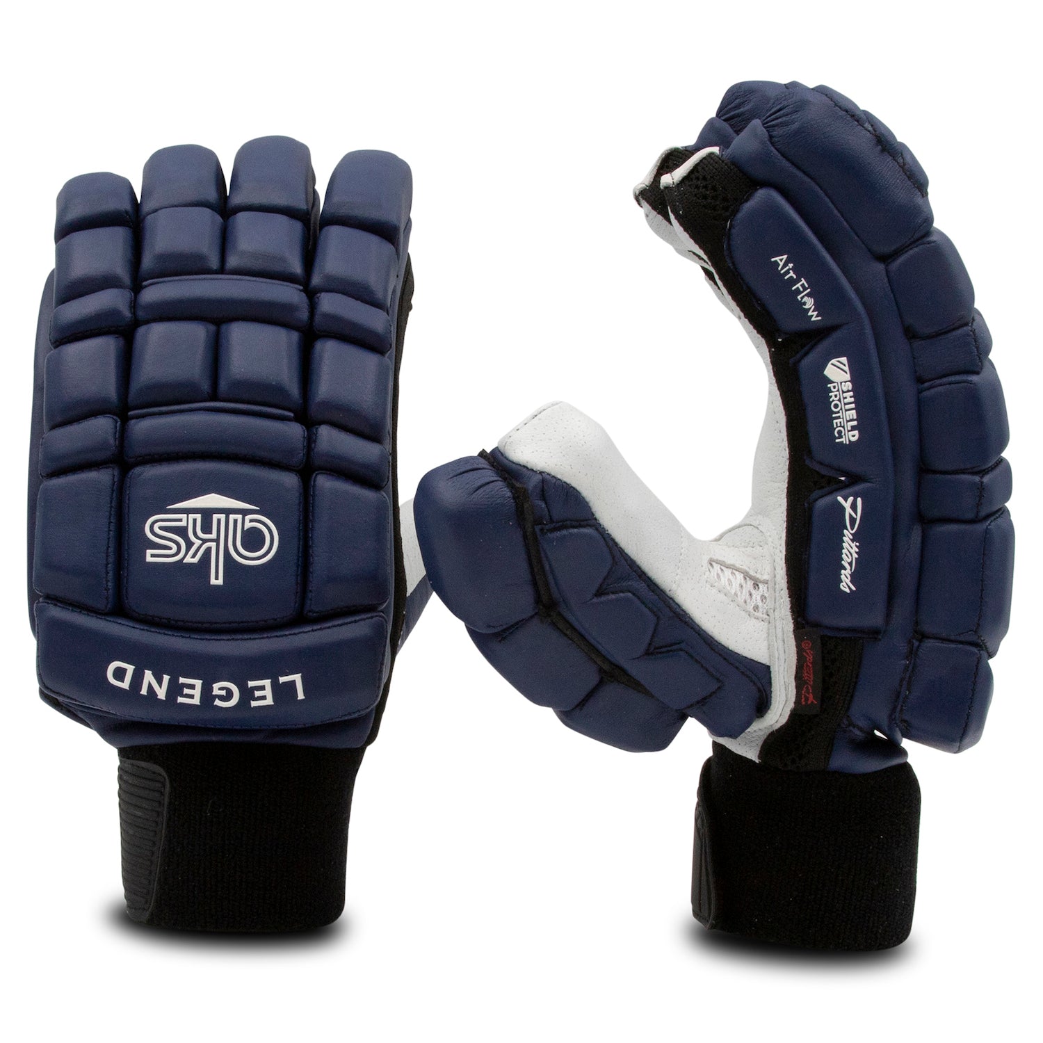 AKS LEGEND BATTING GLOVES NAVY BLUE
