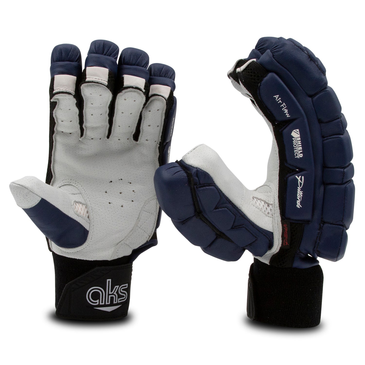 AKS LEGEND BATTING GLOVES NAVY BLUE