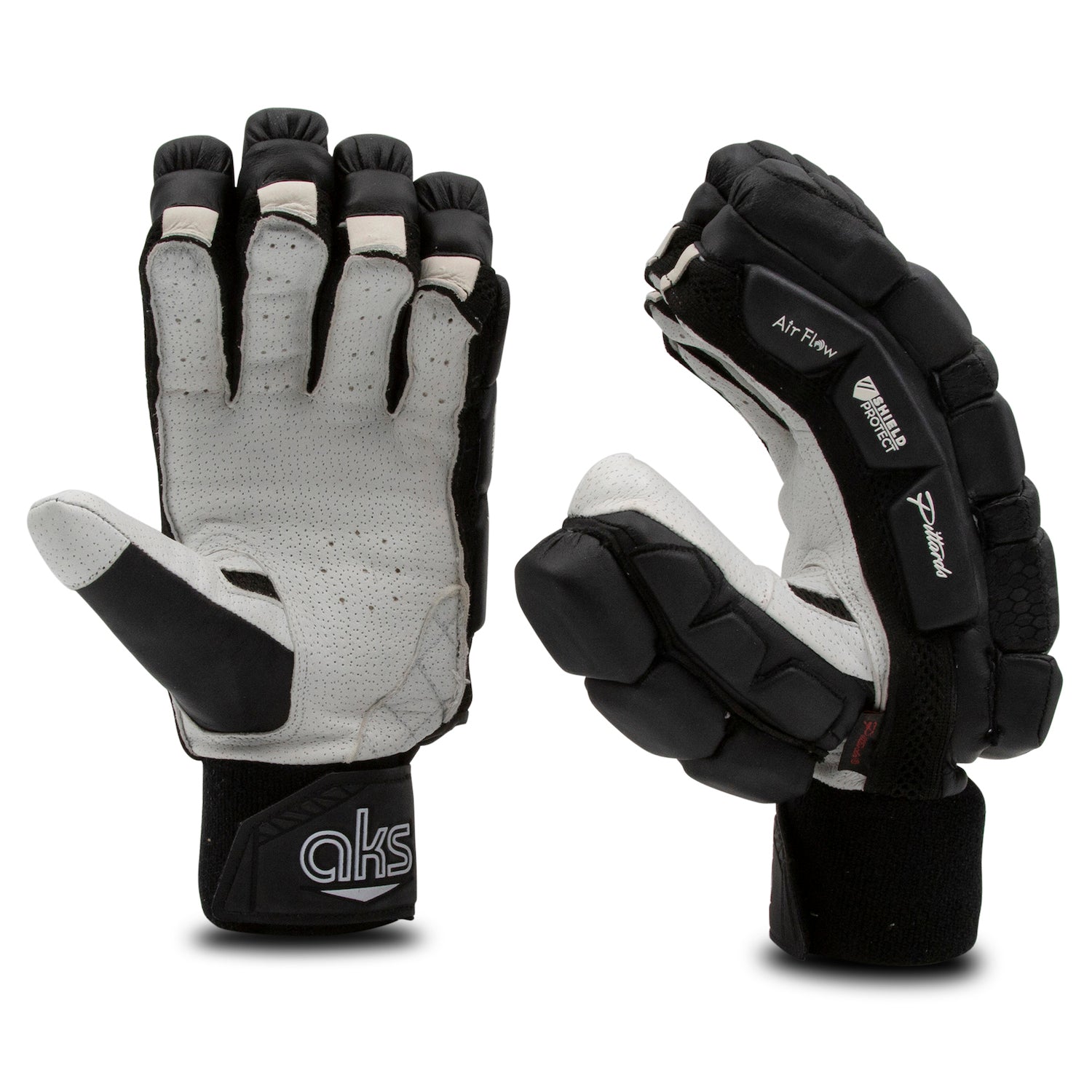AKS LEGEND BATTING GLOVES BLACK