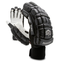 AKS Legend batting gloves black palm view