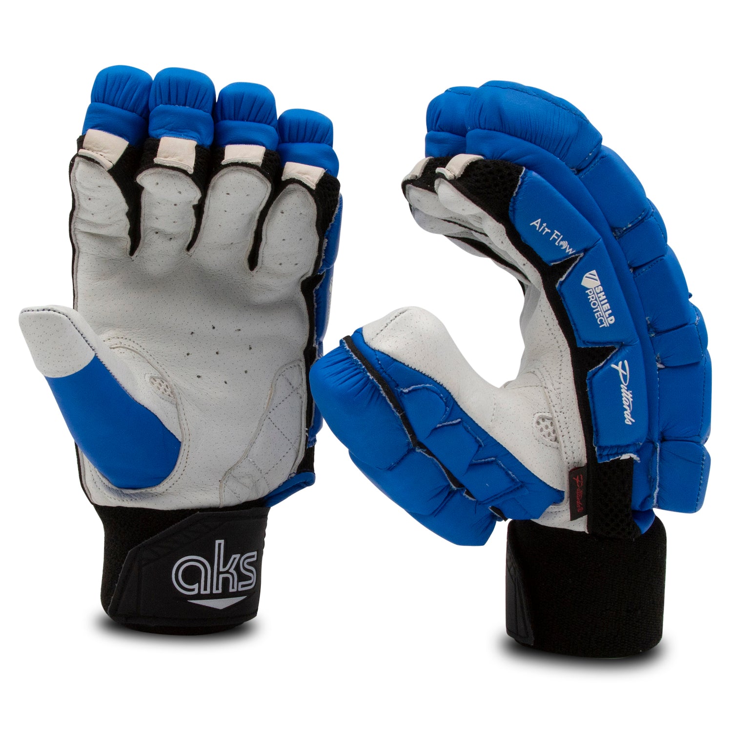 AKS LEGEND BATTING GLOVES ROYAL BLUE
