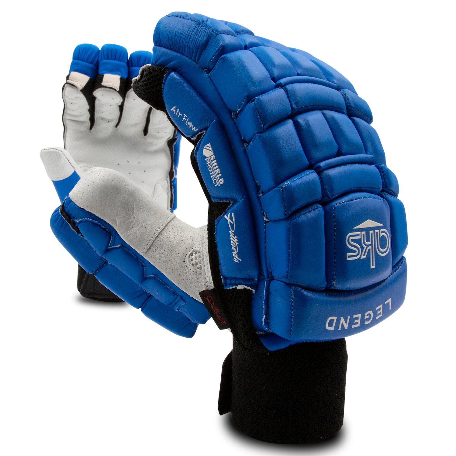 AKS LEGEND BATTING GLOVES ROYAL BLUE
