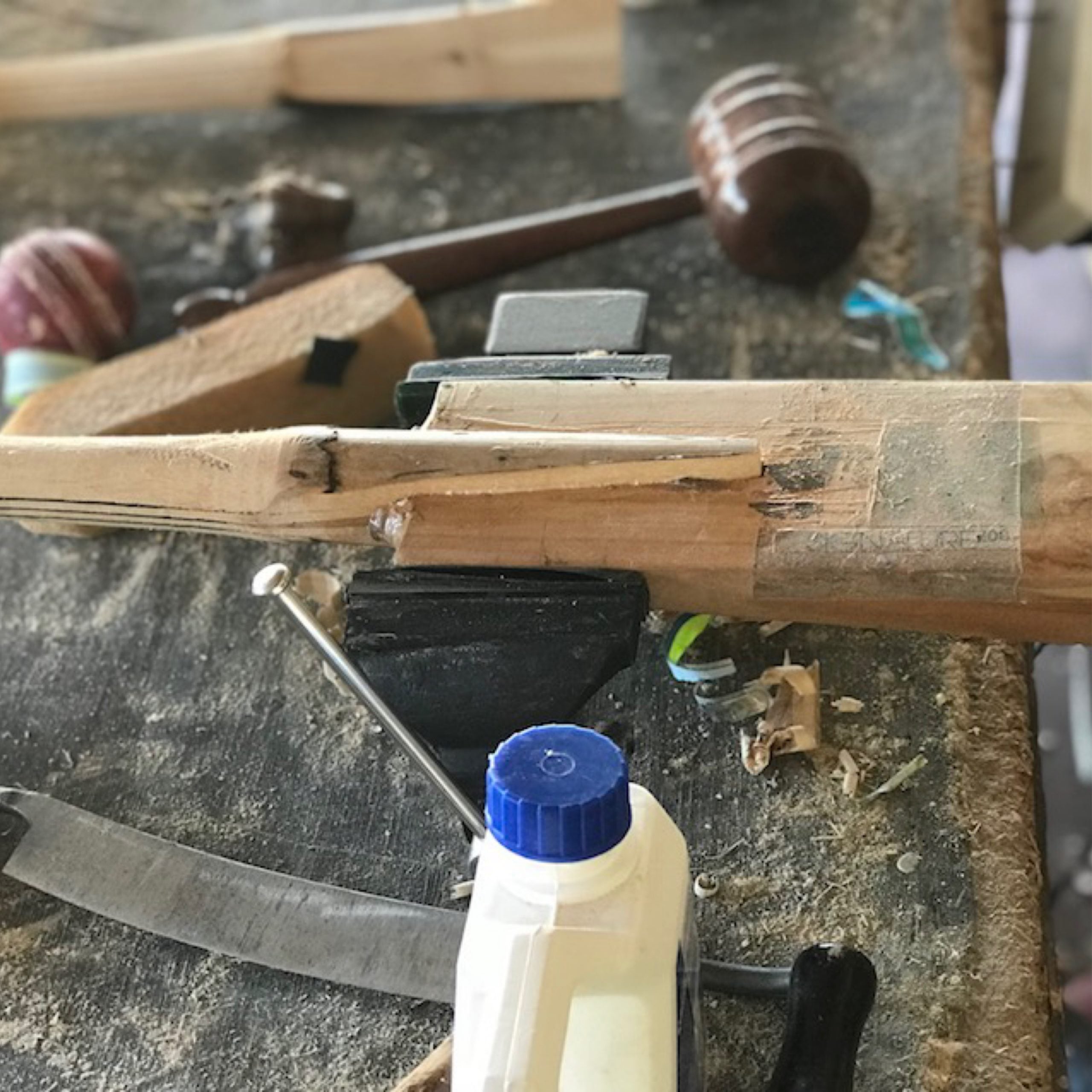 Cricket Bat re-handle